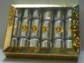 1/12th DOLLS HOUSE SILVER CHRISTMAS CRACKERS (image for) 1/12th DOLLS HOUSE SILVER CHRISTMAS CRACKERS
