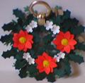 1/12TH HAND CRAFTED CHRISTMAS DOOR WREATH (image for) 1/12TH HAND CRAFTED CHRISTMAS DOOR WREATH