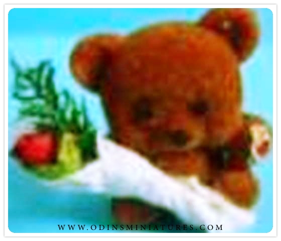 DOLLS HOUSE VALENTINES BEAR GIFT (image for) DOLLS HOUSE VALENTINES BEAR GIFT